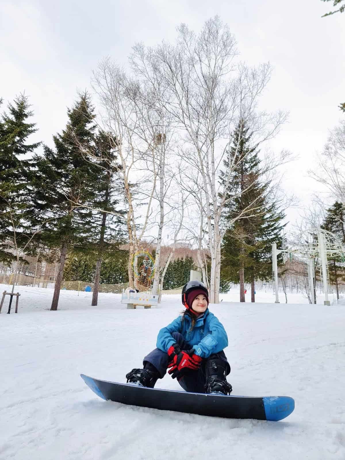 Getting to Rusutsu from Lake Toya in March by Bus